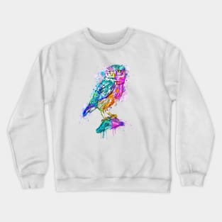 Colorful Owl Crewneck Sweatshirt